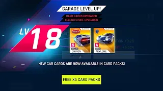 Asphalt 9 : I REACH GARAGE LEVEL 18