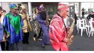 Sun Ra Arkestra parade, 2014 Guelph Jazz Festival