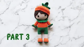 PUMPKIN BOY | PART 3| LEGS, BODY, ARMS | HOW TO CROCHET | AMIGURUMI TUTORIAL