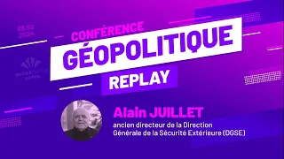 Conférence Géopolitique d'Alain Juillet à Mines Nancy 2024