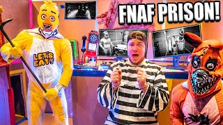 FNAF BOX FORT PRISON ESCAPE!! 📦😱 Scary Real Life Five Nights At Freddy’s Security Breach