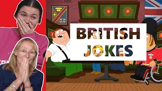 BRITISH MUM REACTS | Family Guy - British Jokes