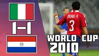 🔥 Италия - Парагвай 1-1 - Обзор Матча Чемпионата Мира 14/06/2010 HD 🔥