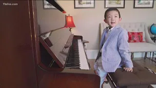 6-year-old piano prodigy heads to play at Carnegie Hall