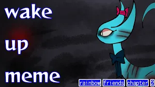 ⚠️AU⚠️ Wake up {meme animation} {🏳️‍🌈Rainbow Friends chapter 2🏳️‍🌈} [🔵Blue & Yellow💛] flipaclip 🎨