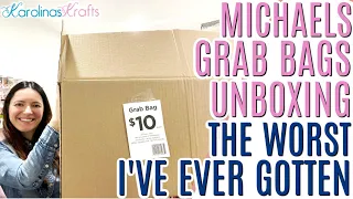 Michaels Grab Bags Unboxing, The WORST Michaels GRAB BAGS 2024, Michaels Grab Boxes Unboxing