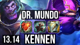 DR. MUNDO vs KENNEN (TOP) | 4/0/5 | EUW Master | 13.14