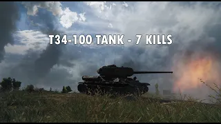 ZsoltiFrog - T34-100 tank - 7 KILLS - WIN - 3606 DMG