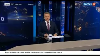 Глючное начало программы "Вести в 20:00" (Россия 24, 08.08.2021)