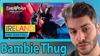 Bambie Thug - Doomsday Blue (LIVE) | Ireland 🇮🇪 | First Semi-Final | Eurovision 2024 REACTION