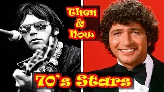 70s MUSIC STARS ⭐ THEN AND NOW 🎵