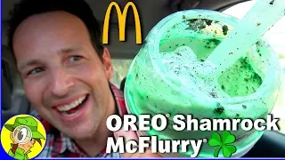 McDonald's® | Oreo® SHAMROCK McFlurry® Review 🍪☘️🍨 | Peep THIS Out! 😋