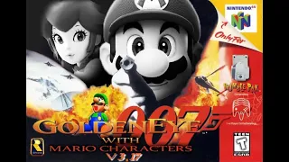 Goldeneye with Mario Characters v3.17 [N64] (Longplay Stream)