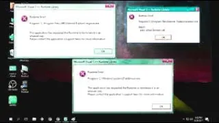 How to fix All Microsoft Visual C++ Runtime Library Errors (100% Works) 2021 | True Help