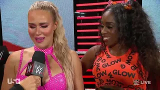 WWE RAW 15/02/21: Lana & Naomi Backstage Segment