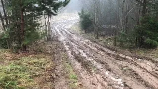 Audi Allroad Quattro Off-Road Heavy Mud Hill Climb