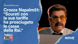 Crozza Napalm51:"Scurati con le sue tariffe ha prosciugato le casse della Rai." | Fratelli di Crozza