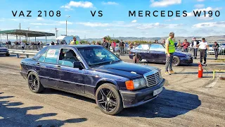 vaz 2108 vs Mercedes W190