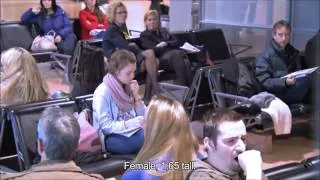 Nivea Stress Test, Girl at Airport Prank