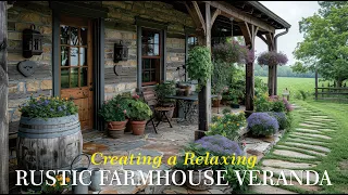 Charming Rustic Farmhouse Veranda Design Ideas