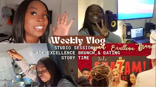 Weekly [VLOG] - Studio Session, Black Excellence Brunch ft. Meagan Good, & Dating Story Time!