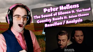LOADS of TALENT!! | Sound of Silence/Country Roads - Peter Hollens + Friends | Reaction/Analysis