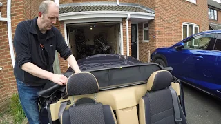 MG TF Fitting the Tonneau Cover