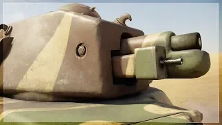 This Tank Cannon Was Fired With A Human Shoulder (War Thunder H.35)