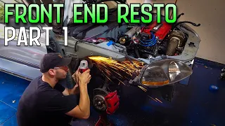 Turbo Civic Front End Restoration Part 1, We've Got Rust :(