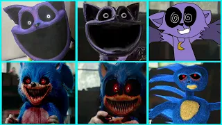 Sonic The Hedgehog Movie - CatNap Poppy Playtime VS Sonic EXE Uh Meow All Designs Compilation