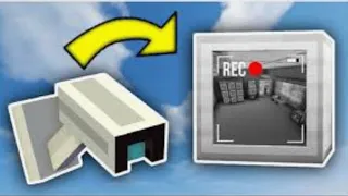 How to make a working security camera in minecraft (No Mods Or Addons)