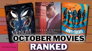 Best and Worst Movies of OCTOBER 2021 Both Hollywood and Bollywood (Tier List)