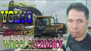 Loading VOLVO wheel excavator EW145B | september 26 2020 | team baldogan