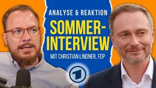 Fakten zum ARD-Sommerinterview mit Christian Lindner (FDP) | Framing? | Reaktion & Analyse