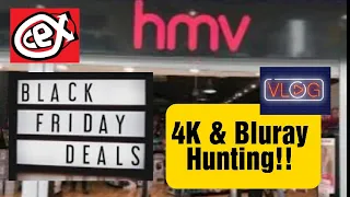 Black Friday 4K & Bluray Hunting Vlog!! Great Deals In HMV | Also A Look In Cex And Funko Pop Sale