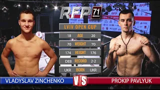 66 kg, Vladyslav Zinchenko vs Prokip Pavlyuk / RFP71- LVIV OPEN CUP 2019