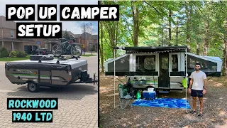 Pop Up Camper SETUP (10 Steps- On Campsite)