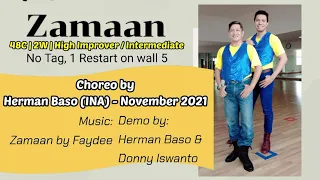 Zamaan - Line Dance | Choreo by Herman Baso | High Improver | Intermediate | November 2021