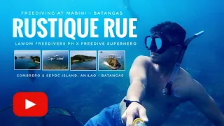 RUSTIQUE RUE - Mabini, Batangas | Freediving - Mackoy Vlogs