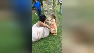 Little Girl Sees 17-Year-Old Teen in Prom Dress, Thinks She's a Real Princess