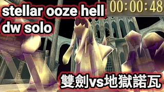 (ep.2)Toram online 托蘭 雙劍單挑地獄黏液諾瓦solo stellar ooze Hell with dw(0:48)