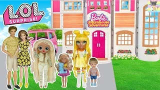 THE FULL MOVIE - OMG LOL Family Babysitting Dollhouse Cleaning Morning Routine Dreamhouse Adventure!