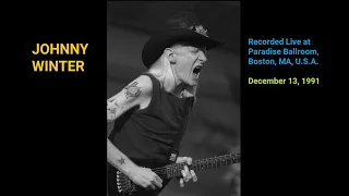 JOHNNY WINTER Live in Boston, 1991