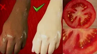 Surprenant ! ajoutez ceci à la tomate pour blanchir la peau naturellement !