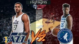 Utah Jazz vs  Minnesota Timberwolves Full Game Highlights 11-13-2017