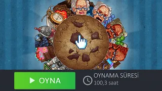 100 SAAT Boyunca Cookie Clicker Oynamak