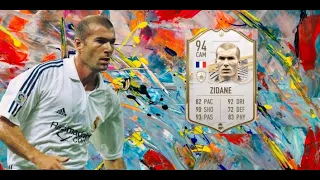 94 RATED ICON ZINEDINE ZIDANE PLAYER REVIEW - FIFA 21 ULTIMATE TEAM