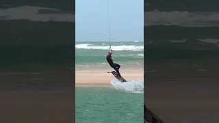 Starting the session like.. // kiteboarding