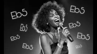 Whitney Houston SLAYYINN Eb5 Notes! (Live)