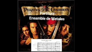 piratas del Caribe(Partitura - Quinteto de vientos metales)